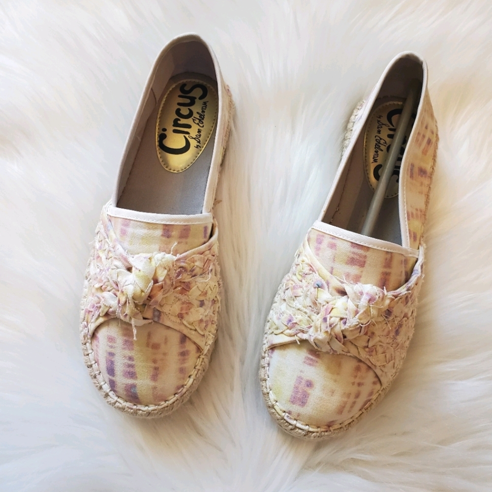 💗Sam Edelman pastel Tie Dye espadrilles NWT